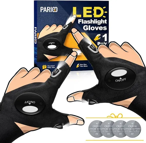 LED Flashlight Gloves for Men - Gifts for friend &amp; family Anniversary, New