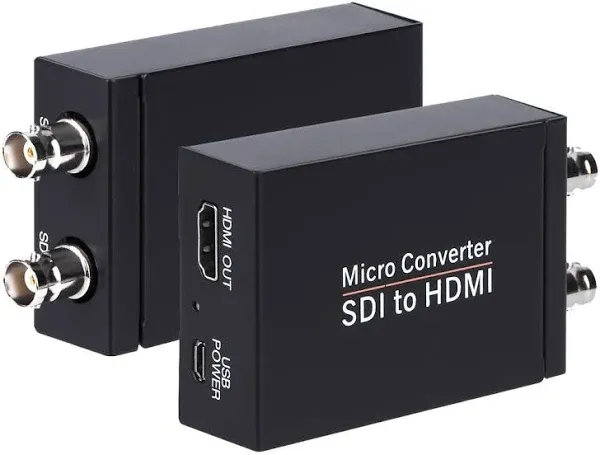 HDMI to SDI Converter, Micro Converter One HDMI in Two SDI Output