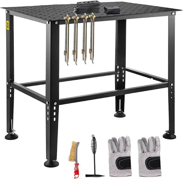 VEVOR Welding Table 36" x 24" Adjustable Workbench