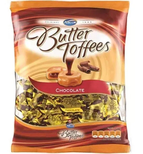 Arcor Butter Toffees Chocolate 950g 2.1lb.