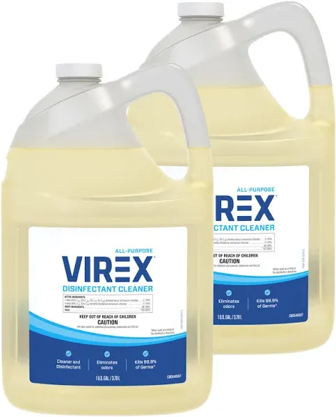 VIREX CBD540557 All Purpose Disinfectant Cleaner - Kills 99.9% of Germs and Eliminates Odors, Ready-to-Use Liquid Refill, 1-Gallon