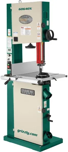 Grizzly Industrial 17” 2 HP Metal / Wood Bandsaw with Inverter Motor G0640X