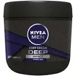 Beiersdorf Nivea Men Body Cream Deep Impact Normal Skin 13.5oz 48h Moisture