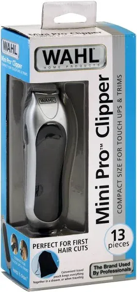 Wahl 12 Pieces Mini Pro Cord Clipper and Trimmer 9307