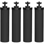 Nispira Premium Water Filter Black Element Cartridge Compatible with Berkey Countertop Water Purification SYSTEM. Compared to Part Bb9. 4 Filters