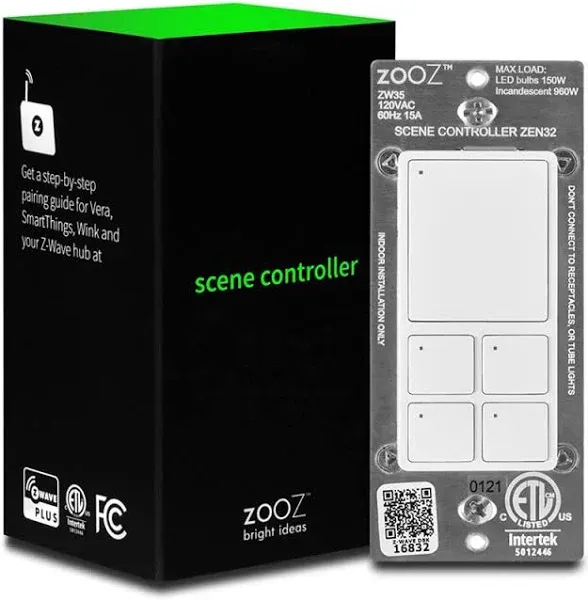 Zooz 700 Series Z-Wave Plus Scene Controller Switch