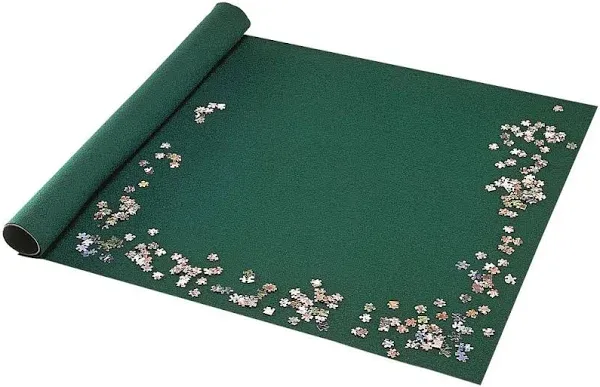 - Portable Jigsaw Roll up Mat-Store Puzzles on Unique Puzzle Roll Felt Mat Syste