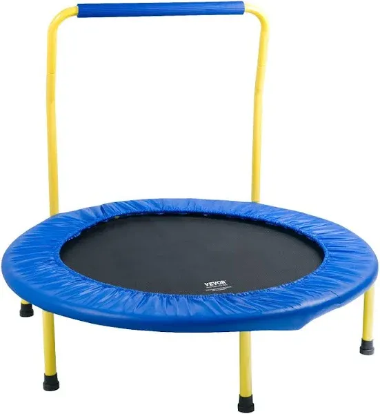 VEVOR 3FT Indoor/Outdoor Foldable Baby Toddlers Trampoline