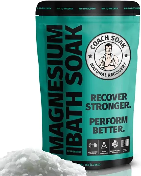 Coach Soak Muscle Recovery Citrus Bath Soak - 3lb