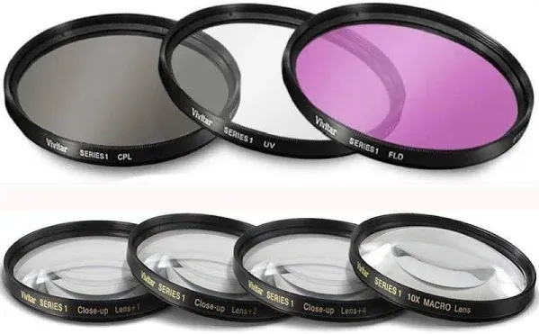 55mm Filter Set for Sony Alpha A7, Alpha A7 II, Alpha A7 III