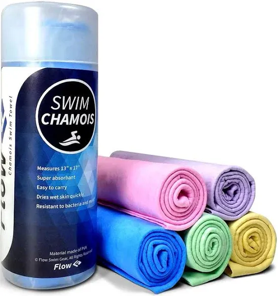 Flow Swim Chamois - Quick Dry Towel for Swimming Diving Triathlons and Other ...