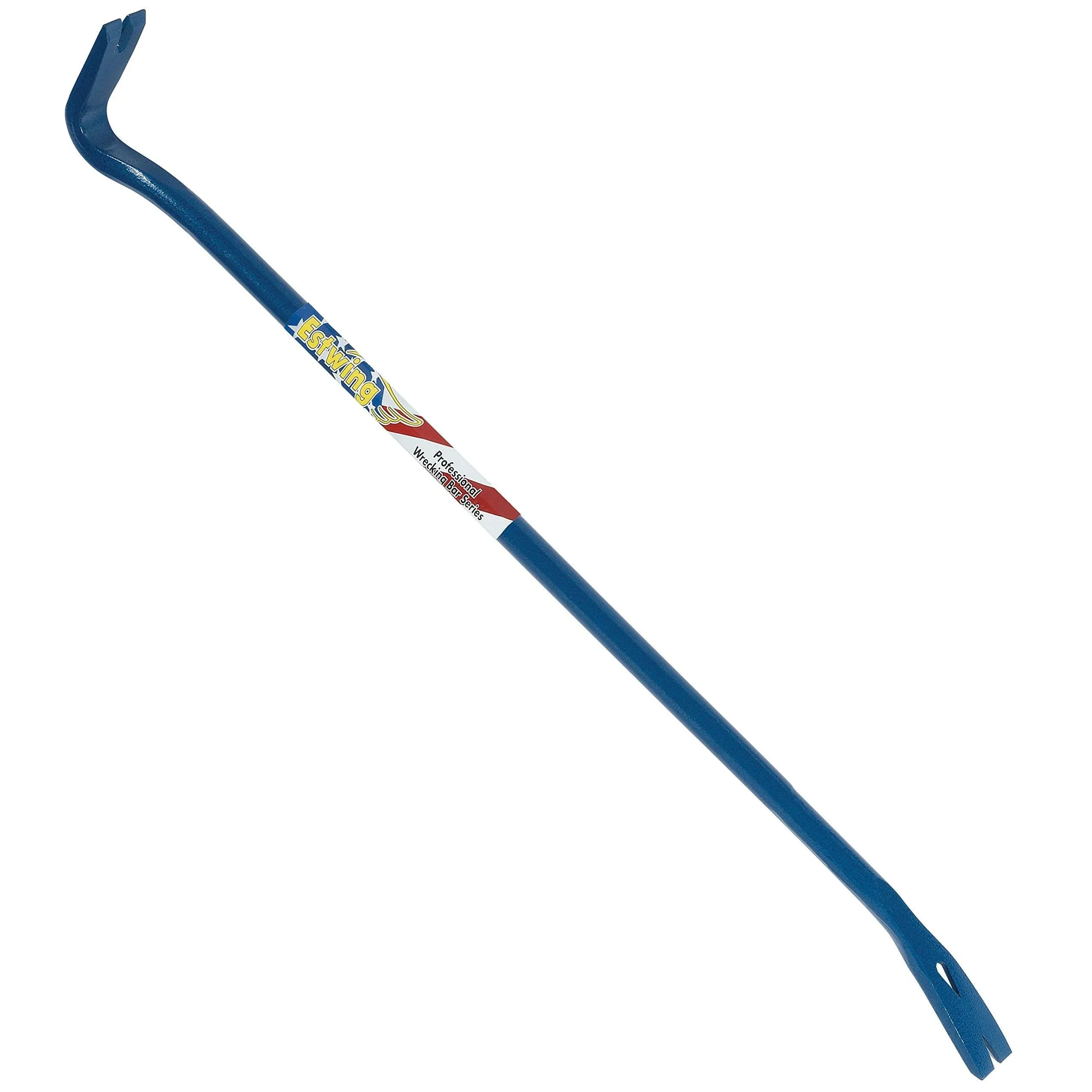 ESTWING Gooseneck Wrecking Bar PRO - 24" Pry Bar with Angled Chisel End & Forged Steel Construction - EWB-24PS