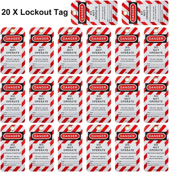 SAFBY Circuit Breaker Lockout Device - Lockout Tagout Kit 20 Pcs Breakers Lockout ...