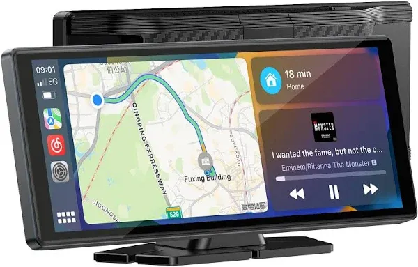 LAMTTO 9.26-inch Wireless CarPlay Screen for Car Compatable with Apple CarPla...