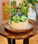 Cactus Garden Pop-Up Bouquet Card