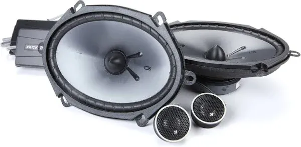 KICKER 2 Pairs 46CSS684 6X8 450w Car Component Speakers w/ 0.75" Tweeters CSS68