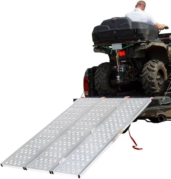 Black Widow Punch Plate Tri-Fold ATV Ramp TFP-9354