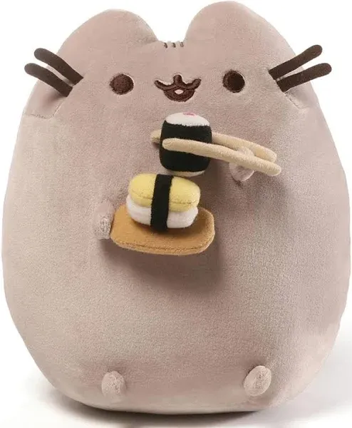 GUND: Pusheen Sushi Snackable Stuffed Toy Plush 9.5-inches