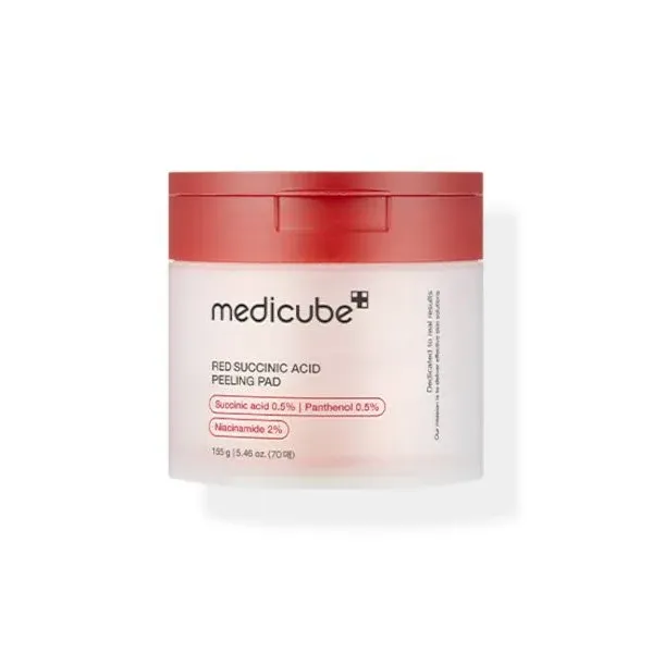 MEDICUBE Red Succinic Acid Peeling Pad 70pcs (155g)