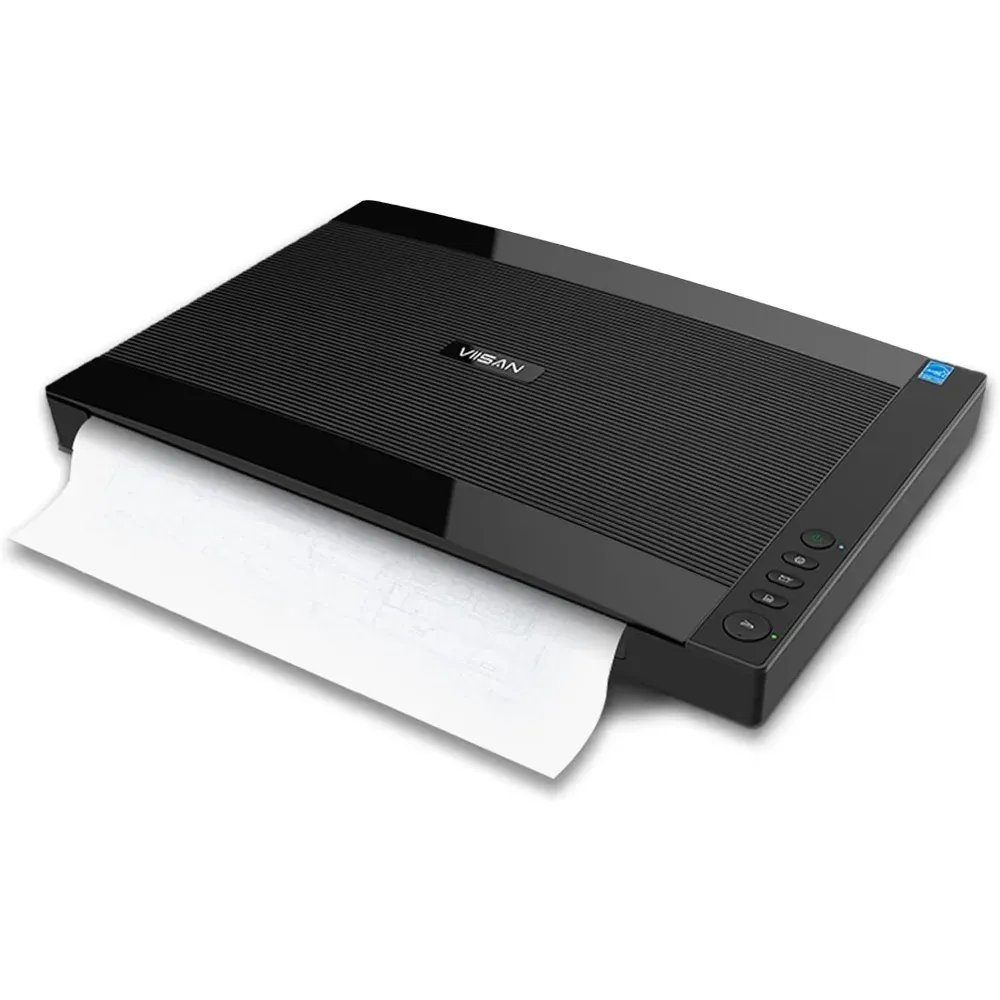 VIISAN VF3240 Large Format Flatbed Scanner, A3 Size, 2400 DPI, CIS Sensor, Scan 12"x 17" in 4 sec, Frameless, Auto-Scan, Document & Photo & Book Scanner, Supports Windows & Mac