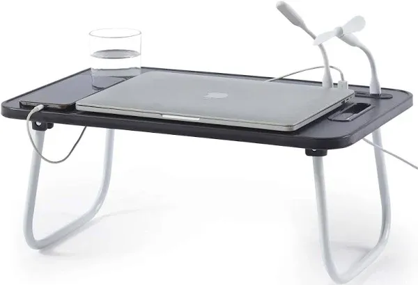 Nestl Lap Desk with USB ports and Drawer