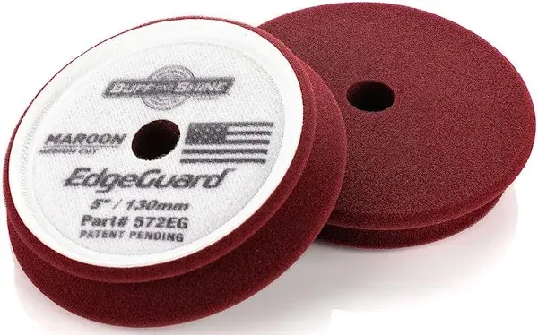 Buff and Shine - EdgeGuard Foam Buffing Pads - Yellow - 3&#034; Polishing Pad - Pa...