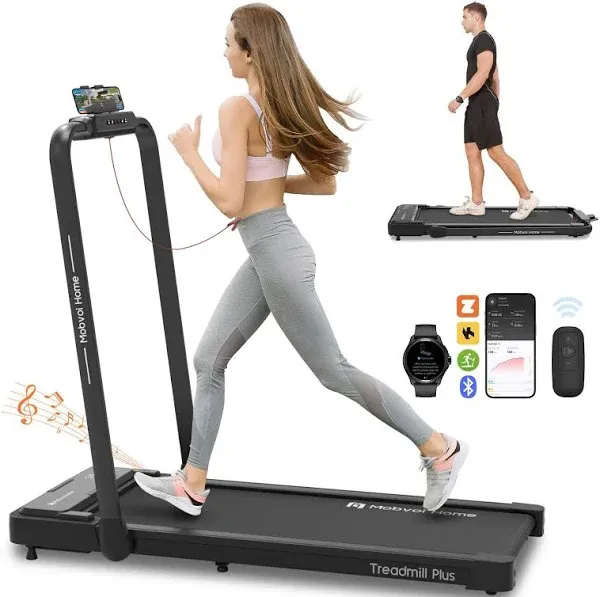 Mobvoi Home Treadmill SE 3 in 1 Folding Treadmill Walking Pad 2.5 Compact Por