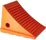 Checkers Industrial Safety Products Roadblock UC1500-4.5 Impact-Absorbing Urethane Industrial Wheel Chock, Orange, 4.5 lbs, 11" Length x 7.75" Width x 8" Height