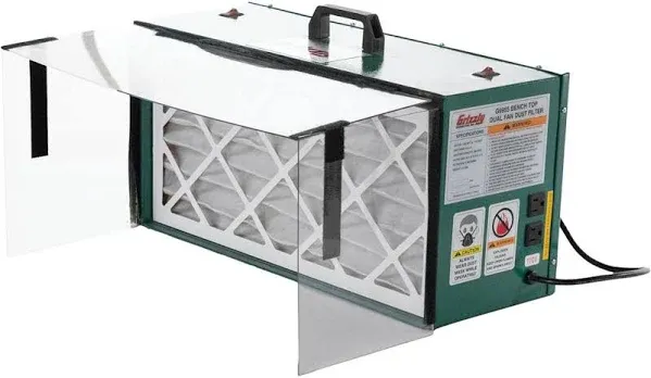 Grizzly Industrial G9955 - Benchtop Dual Fan Air Filter