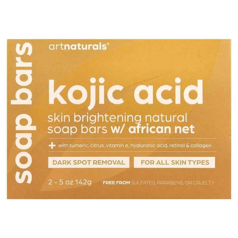 Artnaturals Kojic Acid Soap + African Net Sponge