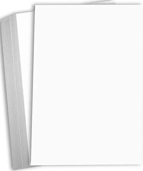 Radiant White Card Stock - 11 x 17 LCI Smooth 80lb Cover, 25 Pack