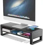 STARSIKI 2 Tiers Monitor Stand with Auto Charging Pad