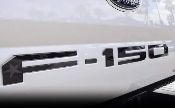 Eurosport Daytona- Compatible with 2018- Current Ford F150, Rear Bumper Letters