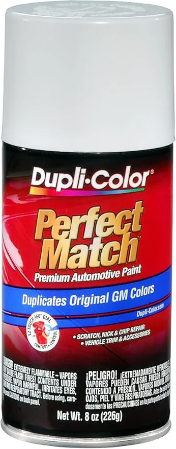 Dupli-Color BGM0387 Pure White General Motors Exact-Match Automotive Paint - 8 oz. Aerosol