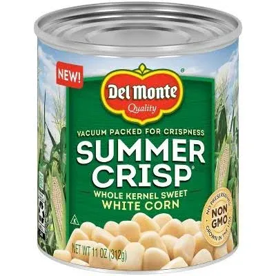 Del Monte Summer Crisp Whole Kernel Gold & White Corn, 11 Ounce