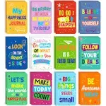 Cinrobiye 24 Pcs Mini Colorful Notebooks, Funny Motivational Journals Notepads Inspirational Notepads Small Pocket Notebook for Kids Teacher School