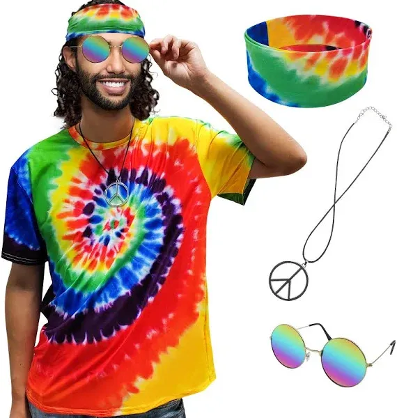 60s and 70s Hippie Costume Set