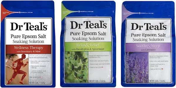 Dr. Teal's Soaking Solution Eucalyptus & Spearmint Epsom Salt