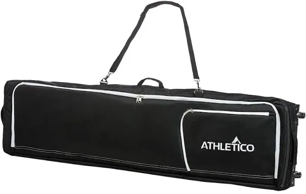 Athletico Conquest Padded Snowboard Bag With Wheels - Travel Bag (Black, 175 cm)