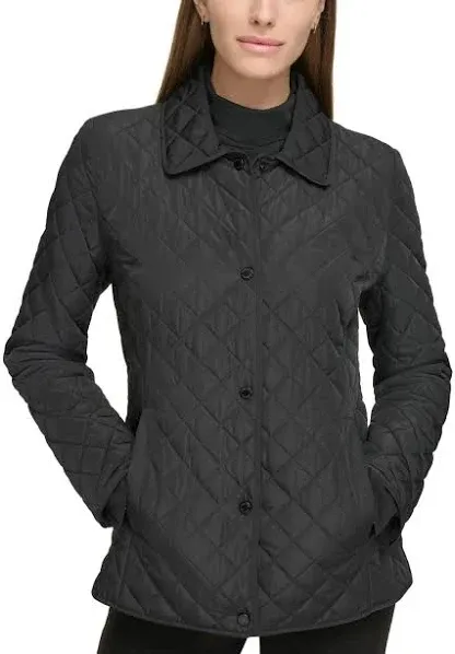 Calvin Klein Womens Short Quilted Jacket