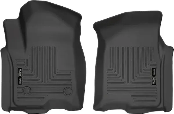 Husky Liners Fits 2019 Chevrolet Silverado 1500 Crew Cab WeatherBeater Black