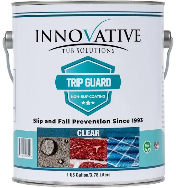 Trip Guard Clear Non Slip Multi-Surface/Floor Safety Coating - Gallon