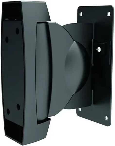 Monoprice Adjustable 22 lb. Capacity Speaker Wall Mount Brackets (Pair) Black