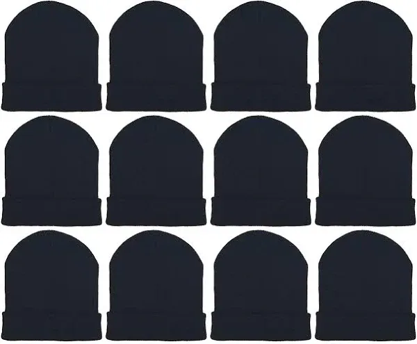 Winterlace 12 Pack Winter Beanie Hats