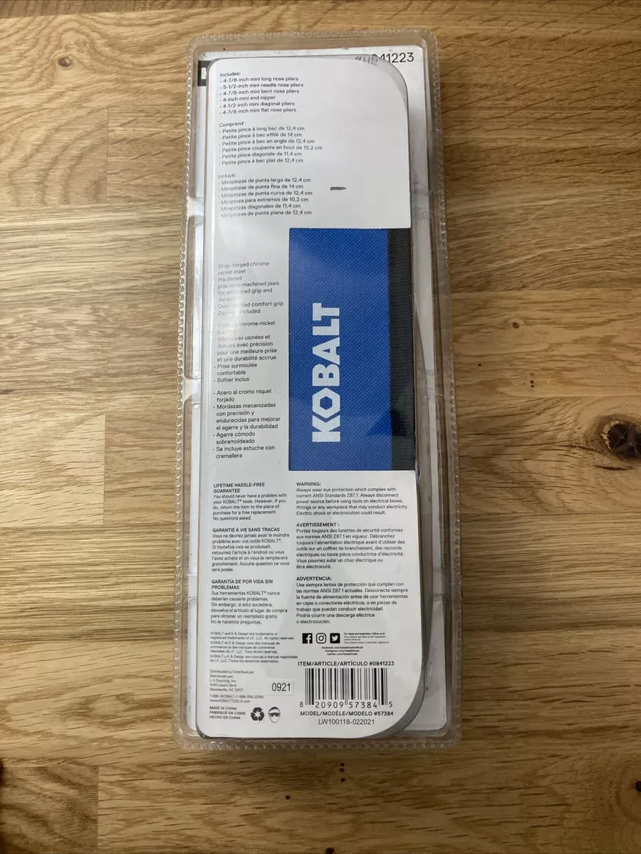 Kobalt 6-Pack Assorted Pliers with Soft Case