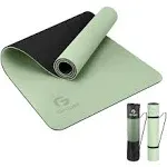 Yoga Mat Non Slip, Eco Friendly Fitness Exercise Mat with Carrying Strap,Pro ...