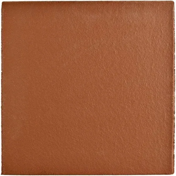 Merola Tile Quarry Bullnose Red 5-7/8" x 5-7/8" Ceramic Floor and Wall Trim - (1 Tile)