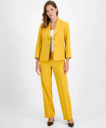 Le Suit Women's 2PC Notch Collar Pant Suit