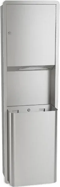 BRADLEY 234-000000 Bx-Towel/Waste Unit,Recessed