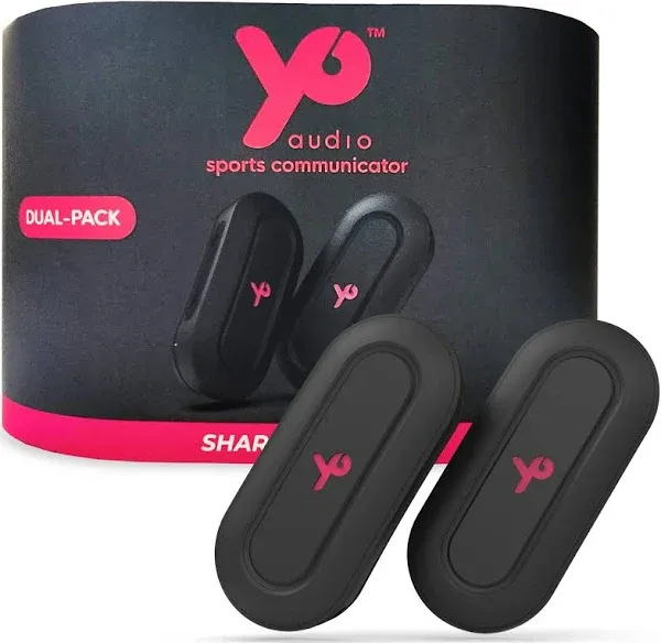 Yo Audio Bluetooth Intercom Headset for Outdoor Adventure Sports - 2000ft+ Range for Snowboarding, Skiing, Motorcycling, Horseback Riding, Biking, and